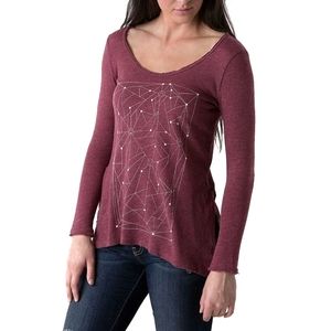 Urban Outfitters Red Long Sleeve Constellation Tee Size Medoum